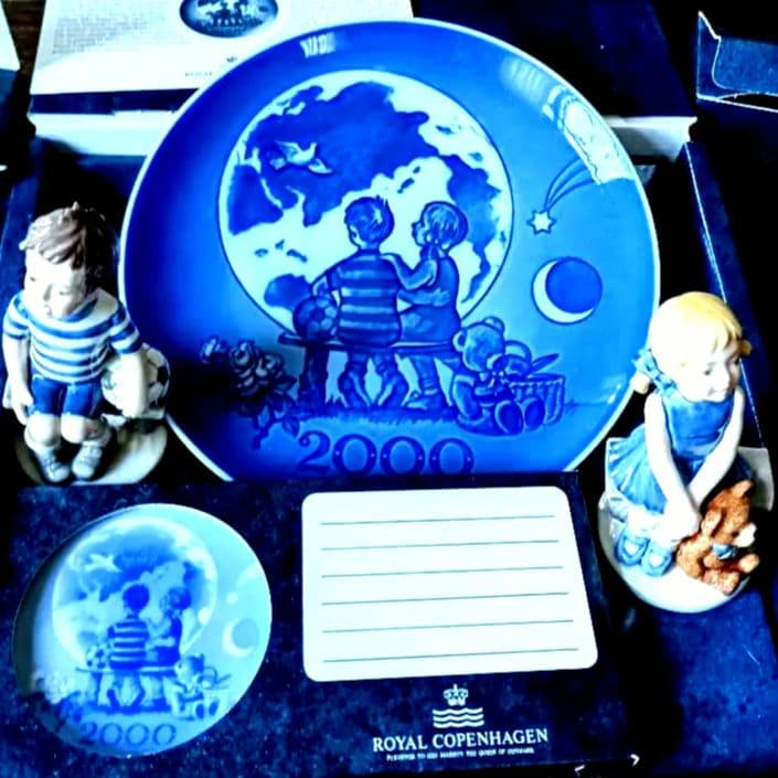   2000年記念プレートセット