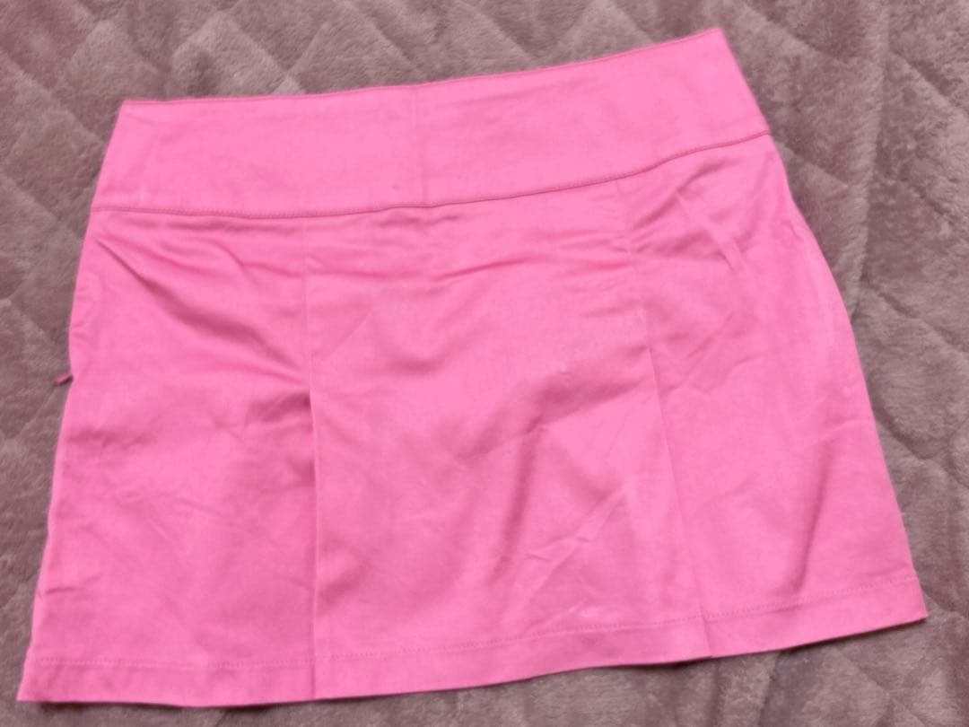 激かわ❤️MA＊RSピンク ミニスカート ゴールドボタン⭐︎激レア❤️