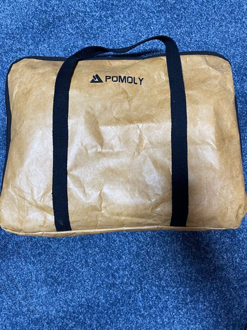 POMOLYの折りたたみチタン薪ストーブです。T1 別売り4mチタン煙突あり