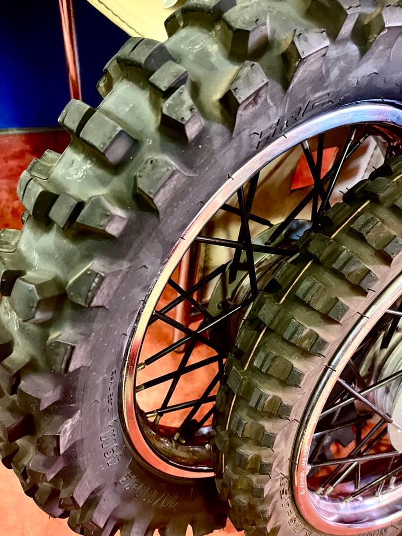 程度上　ホンダ　リトルカブ用　ホイール&タイヤセット