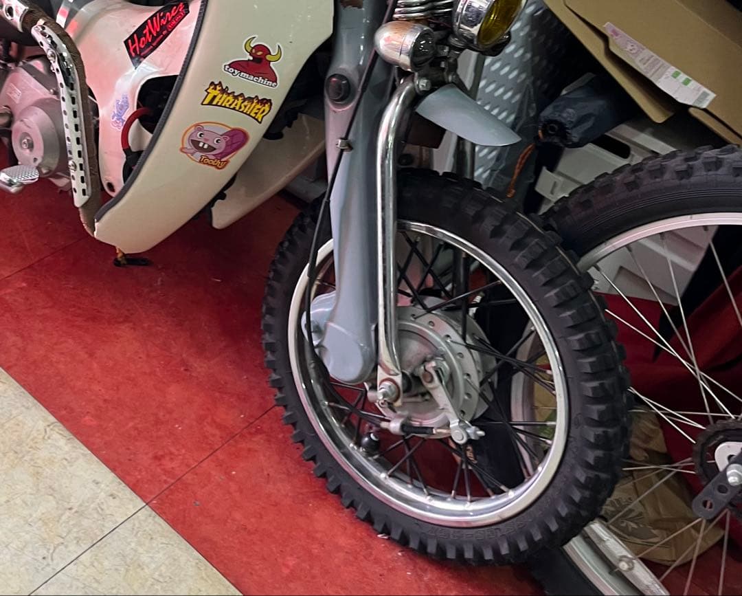 程度上　ホンダ　リトルカブ用　ホイール&タイヤセット