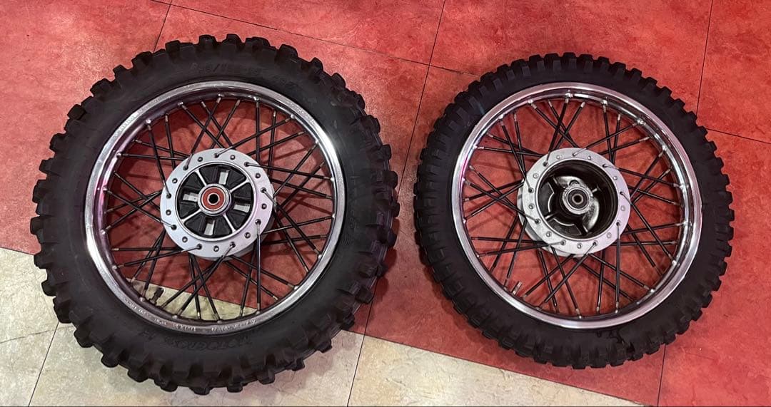 程度上　ホンダ　リトルカブ用　ホイール&タイヤセット