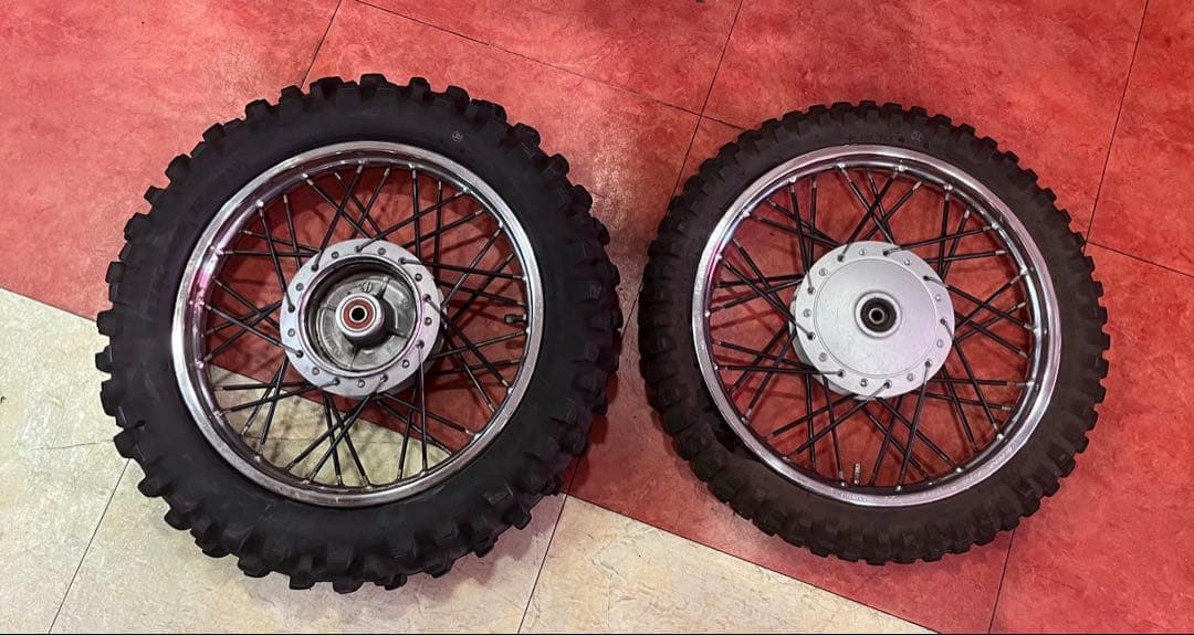 程度上　ホンダ　リトルカブ用　ホイール&タイヤセット