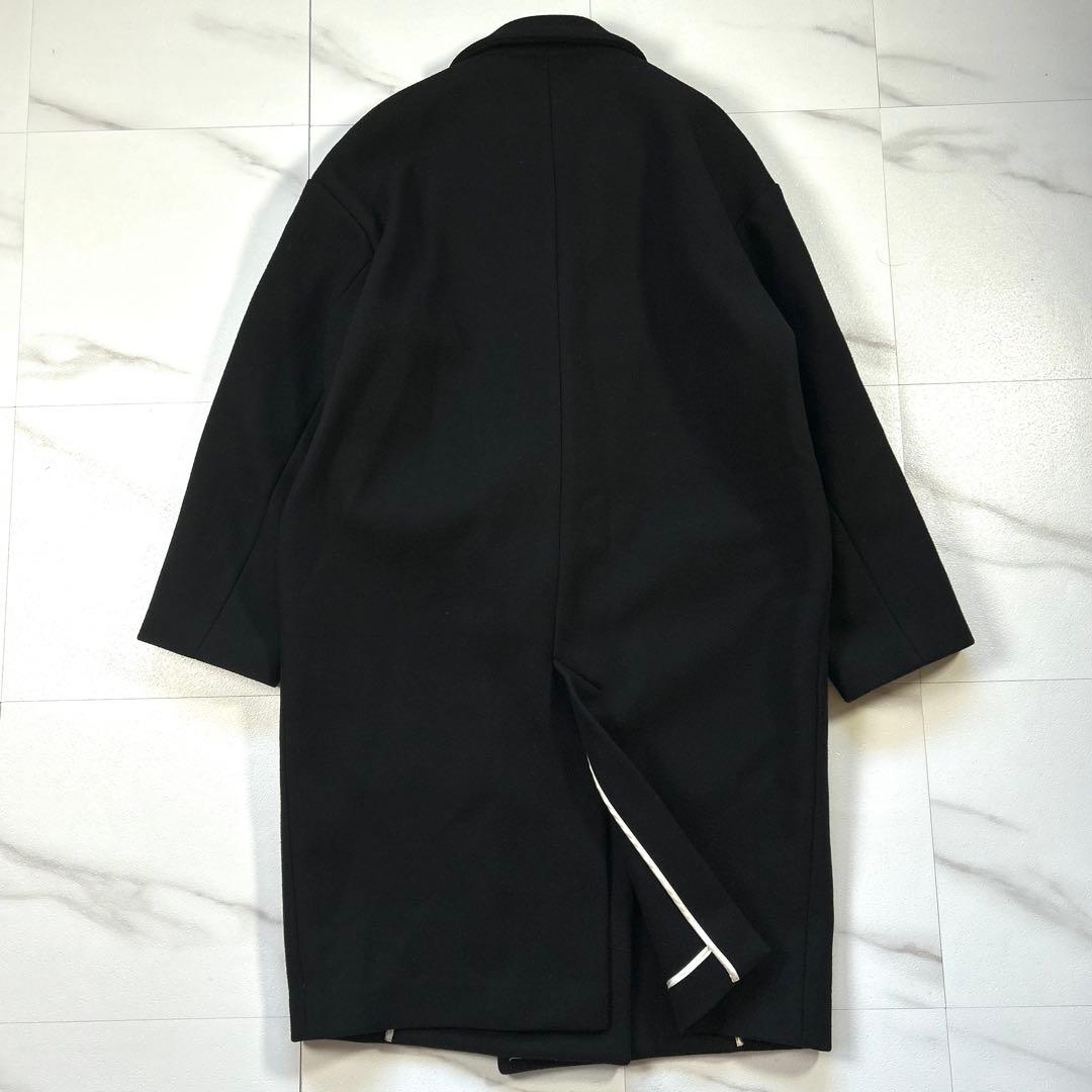 上質 定価4.4万 メルトン コクーン チェスターコートジャーナルスタンダード