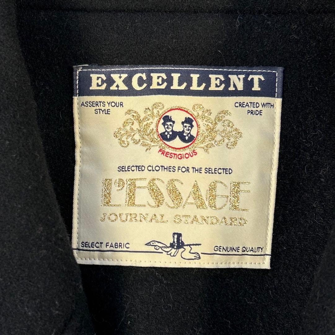 上質 定価4.4万 メルトン コクーン チェスターコートジャーナルスタンダード