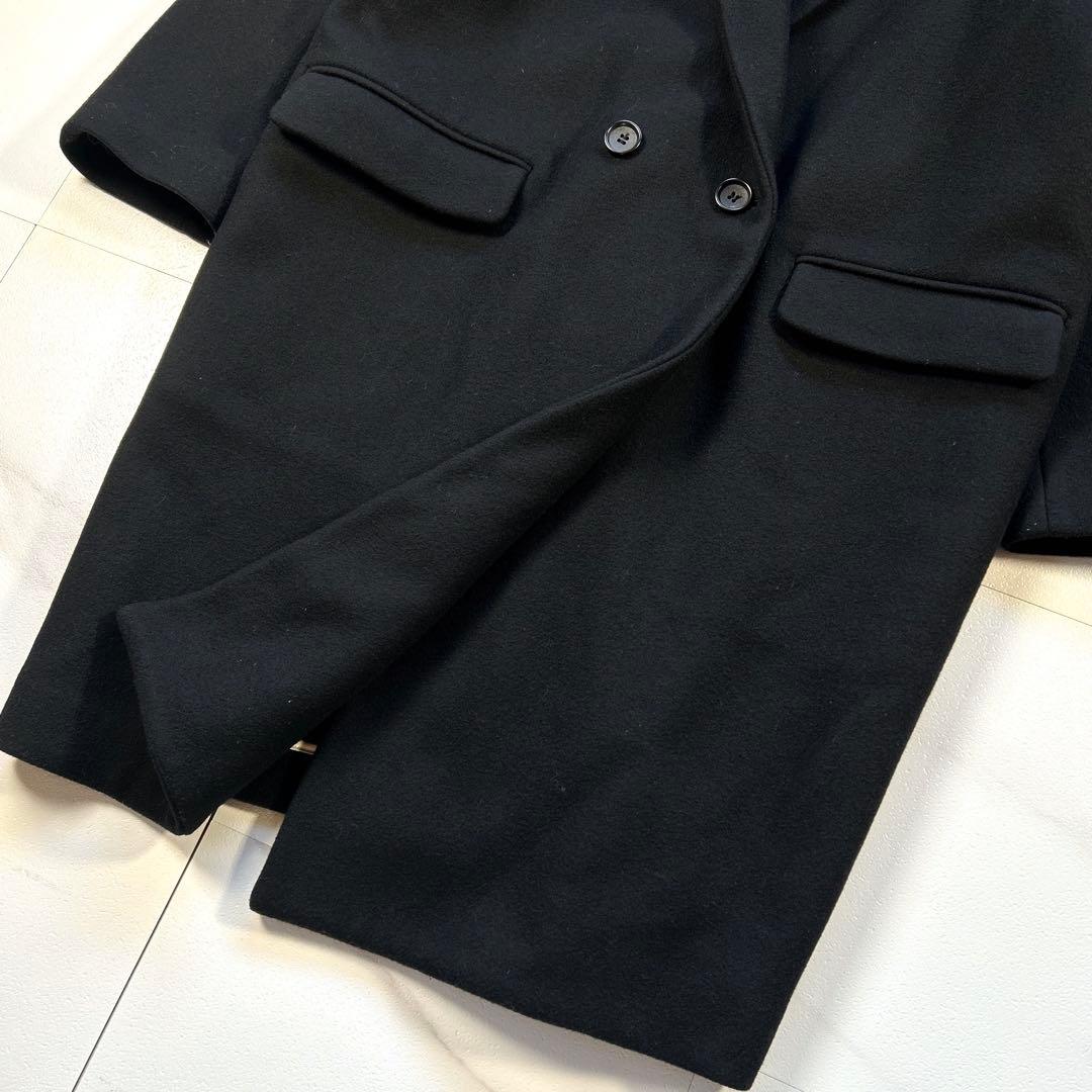 上質 定価4.4万 メルトン コクーン チェスターコートジャーナルスタンダード