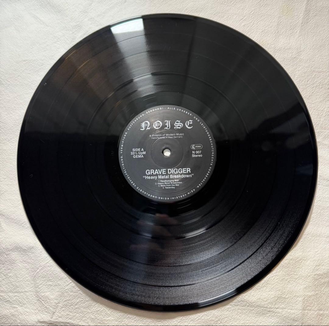 Grave Digger「Heavy l Breakdown」LP