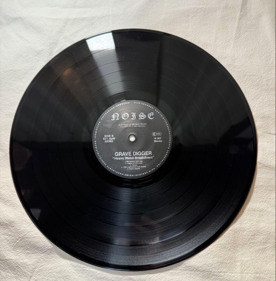Grave Digger「Heavy l Breakdown」LP