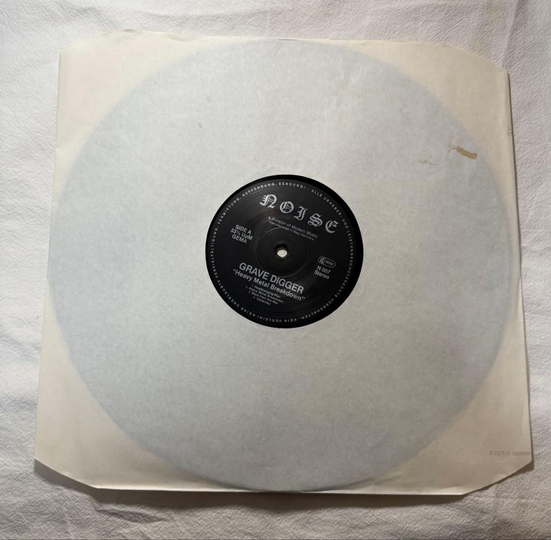 Grave Digger「Heavy l Breakdown」LP