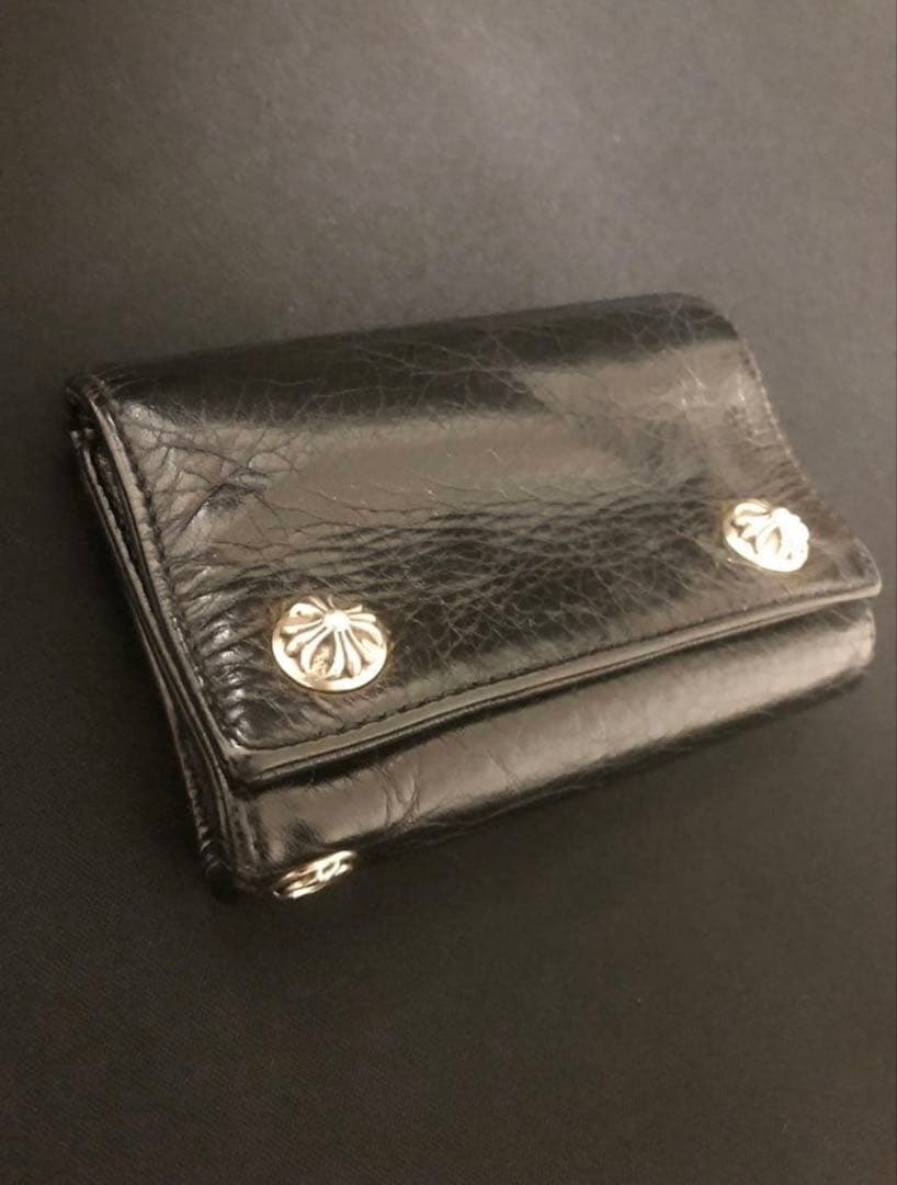 M*.様 Chrome Hearts クロスパッチ3フォールドウォレット