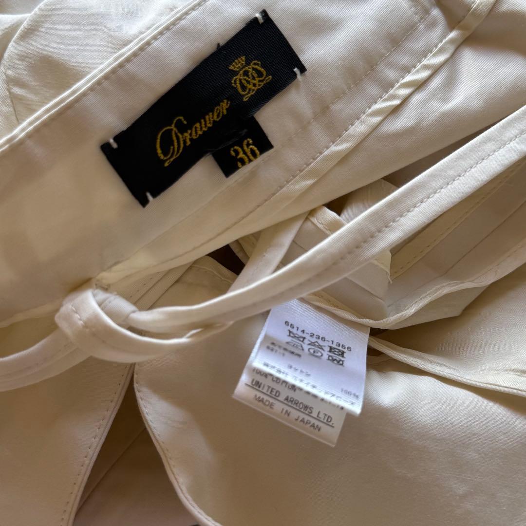 【美品✨】Drawer ワイドボトムサロペット オールインワン 白