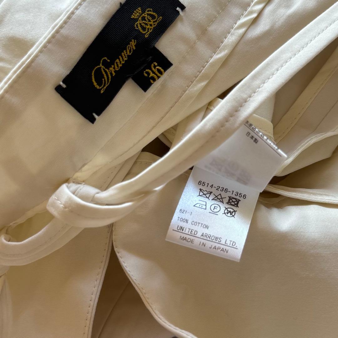 【美品✨】Drawer ワイドボトムサロペット オールインワン 白