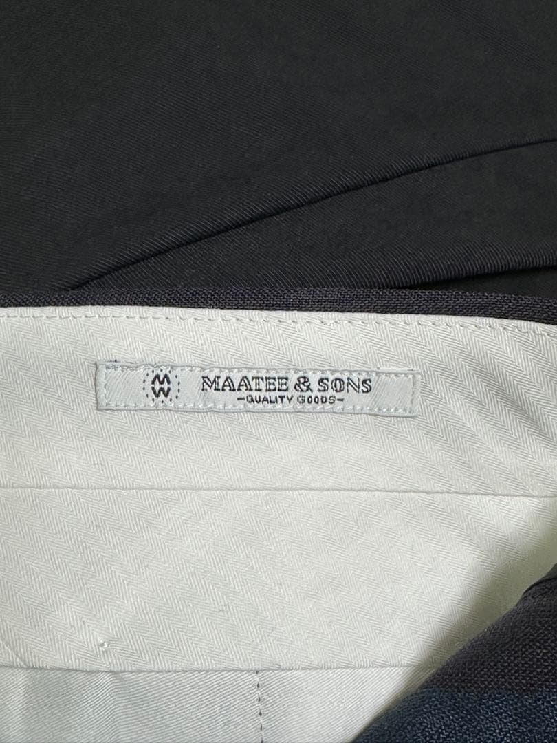 MAATEE&SONS FOREVER SLACKS TYPE2 怪しいNavy