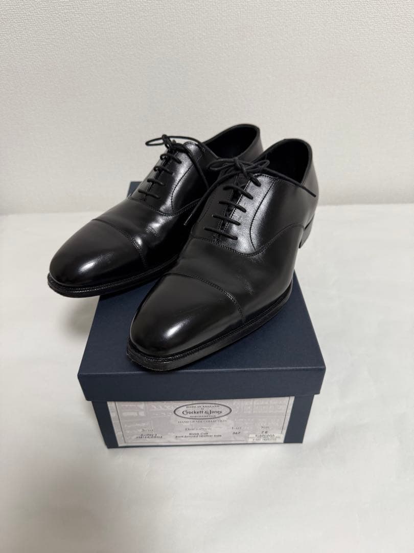 Crockett & Jones Audley ブラックドレスシューズ
