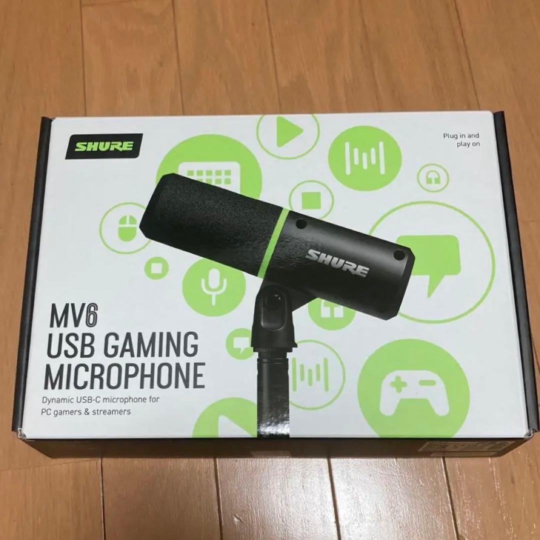 SHURE シュア MV6 USB ゲーミング マイクロホン