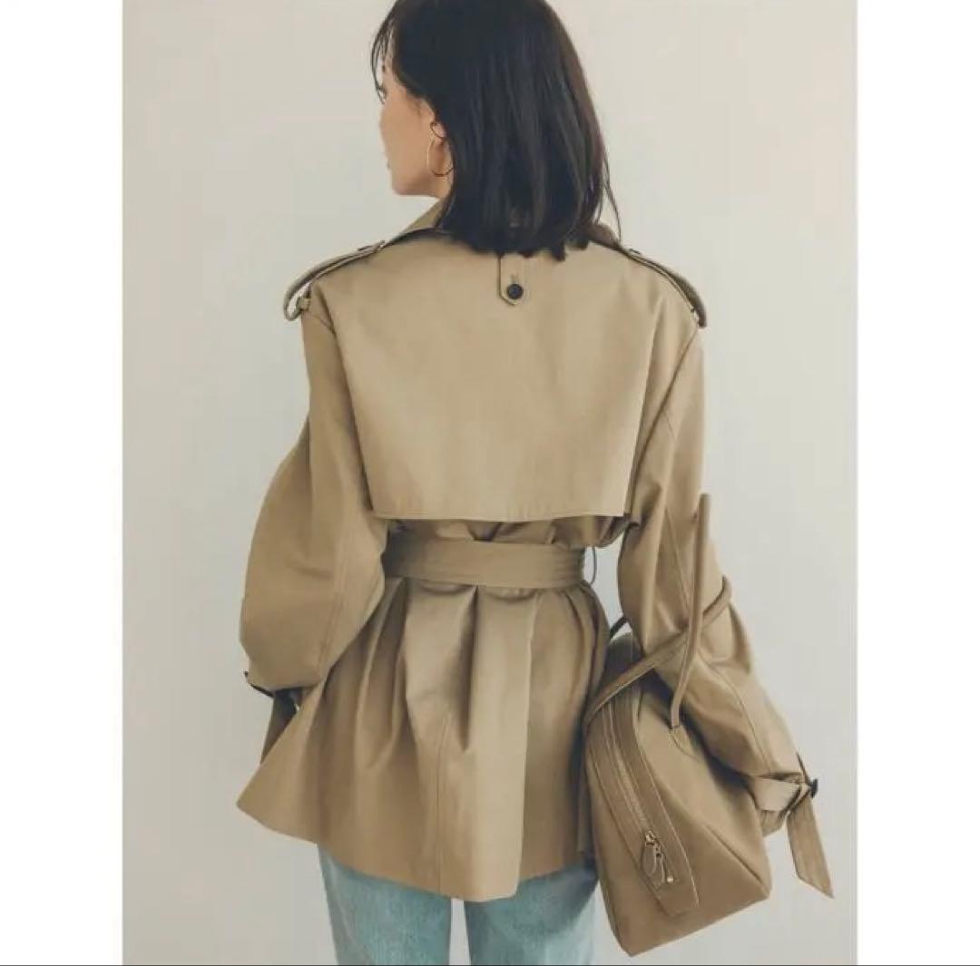 anuans ハーフオーバートレンチコート 限定品