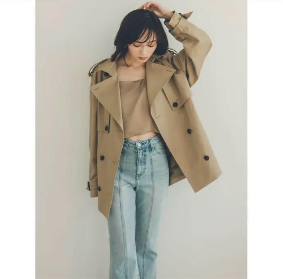 anuans ハーフオーバートレンチコート 限定品