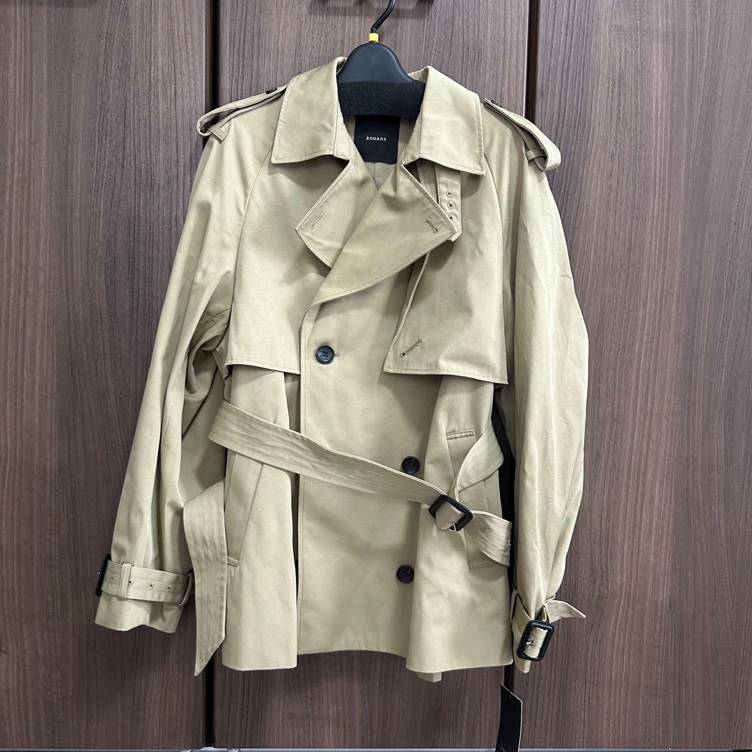 anuans ハーフオーバートレンチコート 限定品