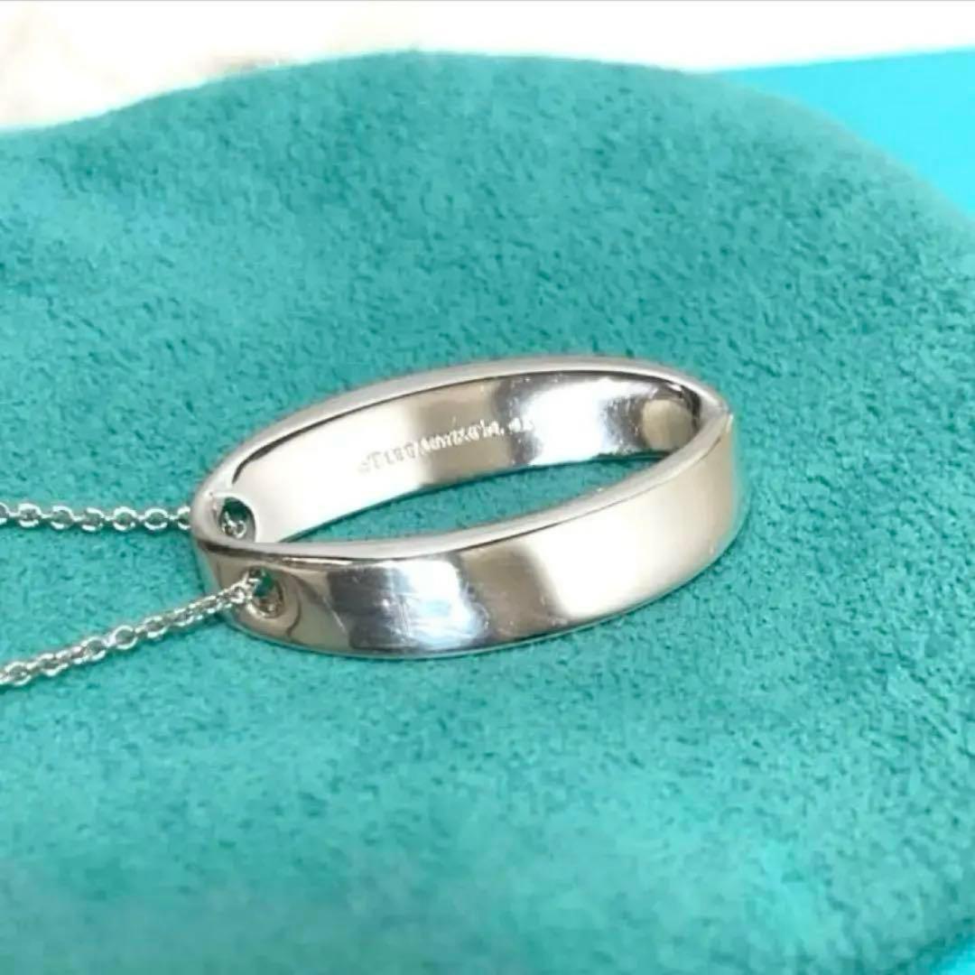 【極美品】ティファニー　オープンサークルネックレス　希少　925