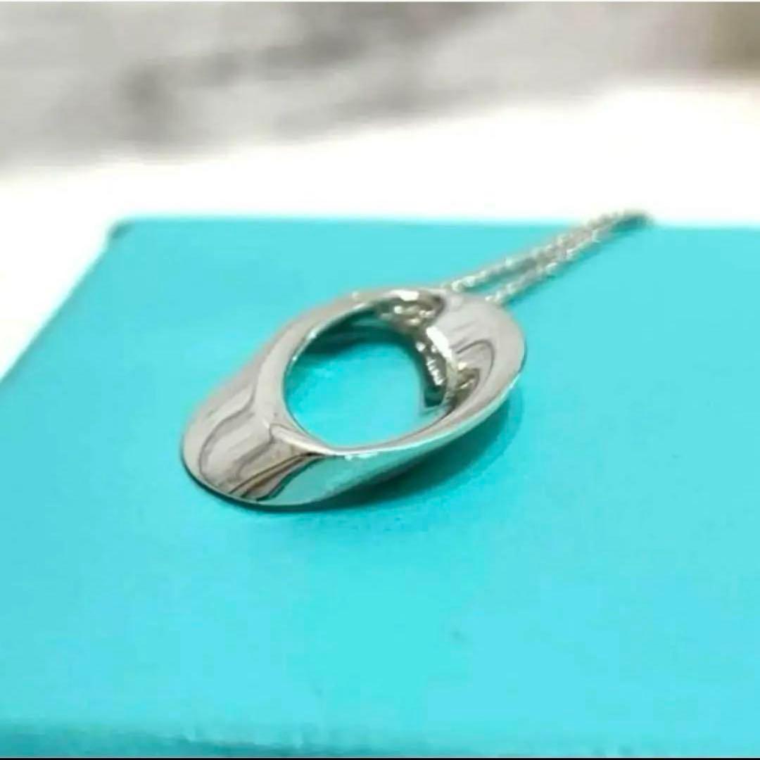【極美品】ティファニー　オープンサークルネックレス　希少　925