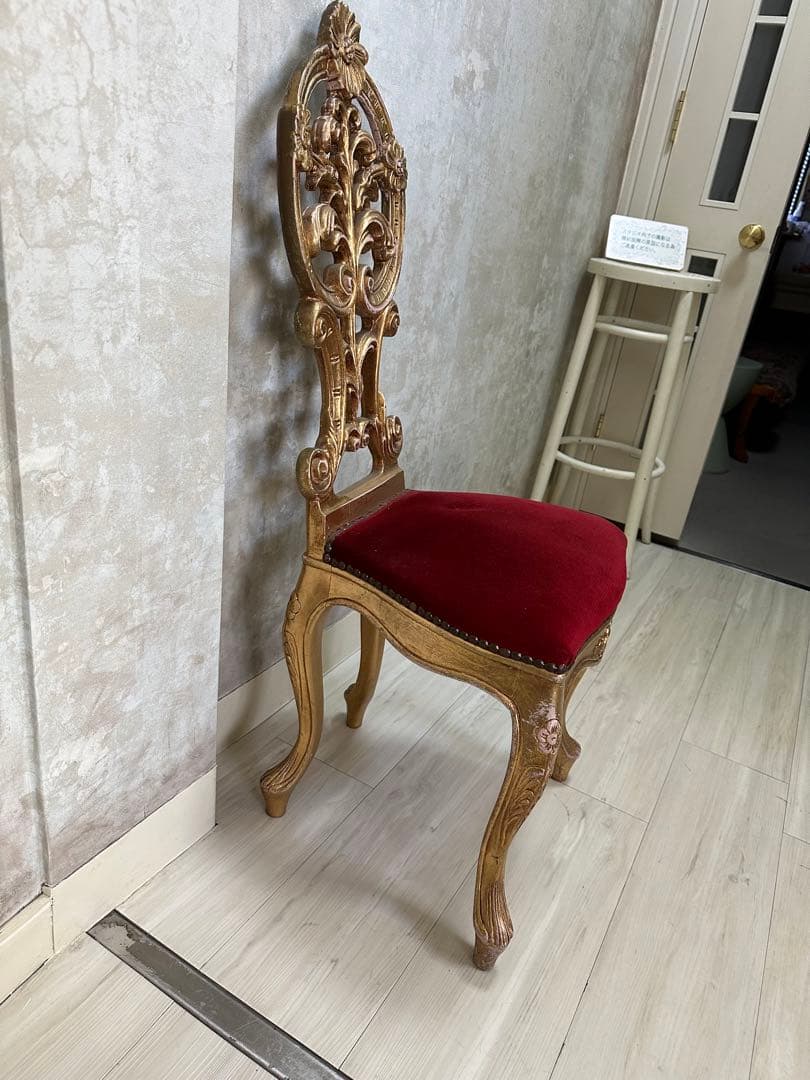 値下げ！！アンティーク　椅子　王様風