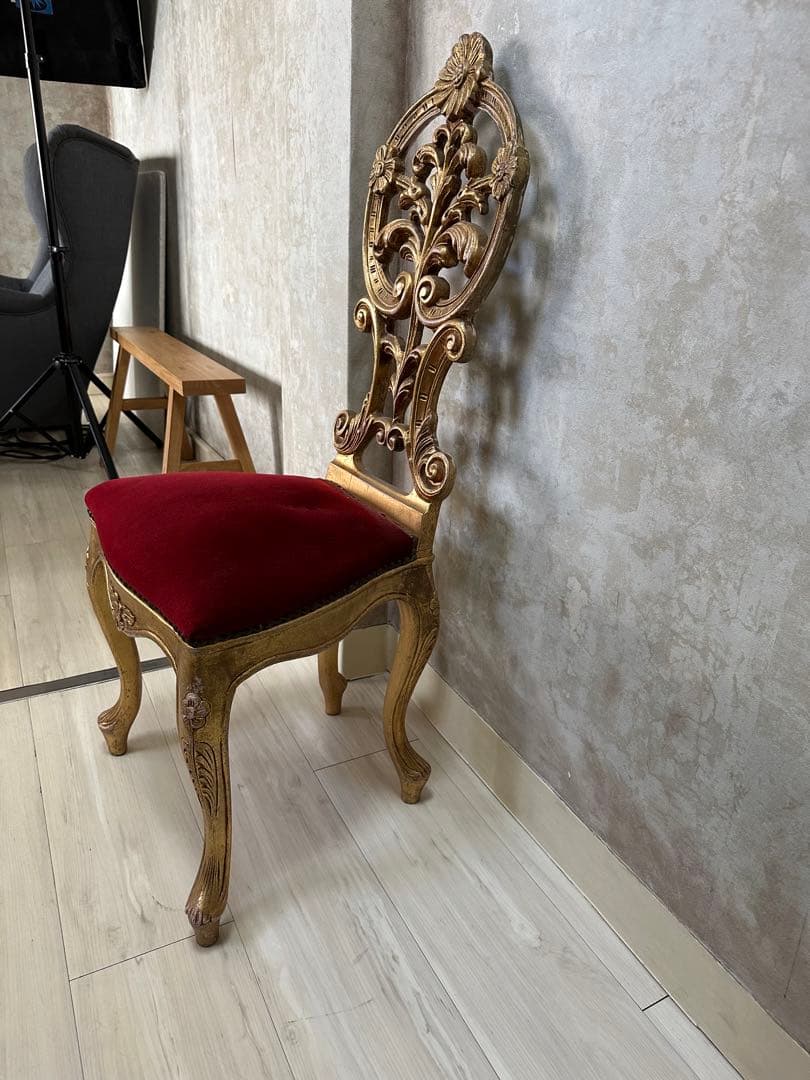 値下げ！！アンティーク　椅子　王様風