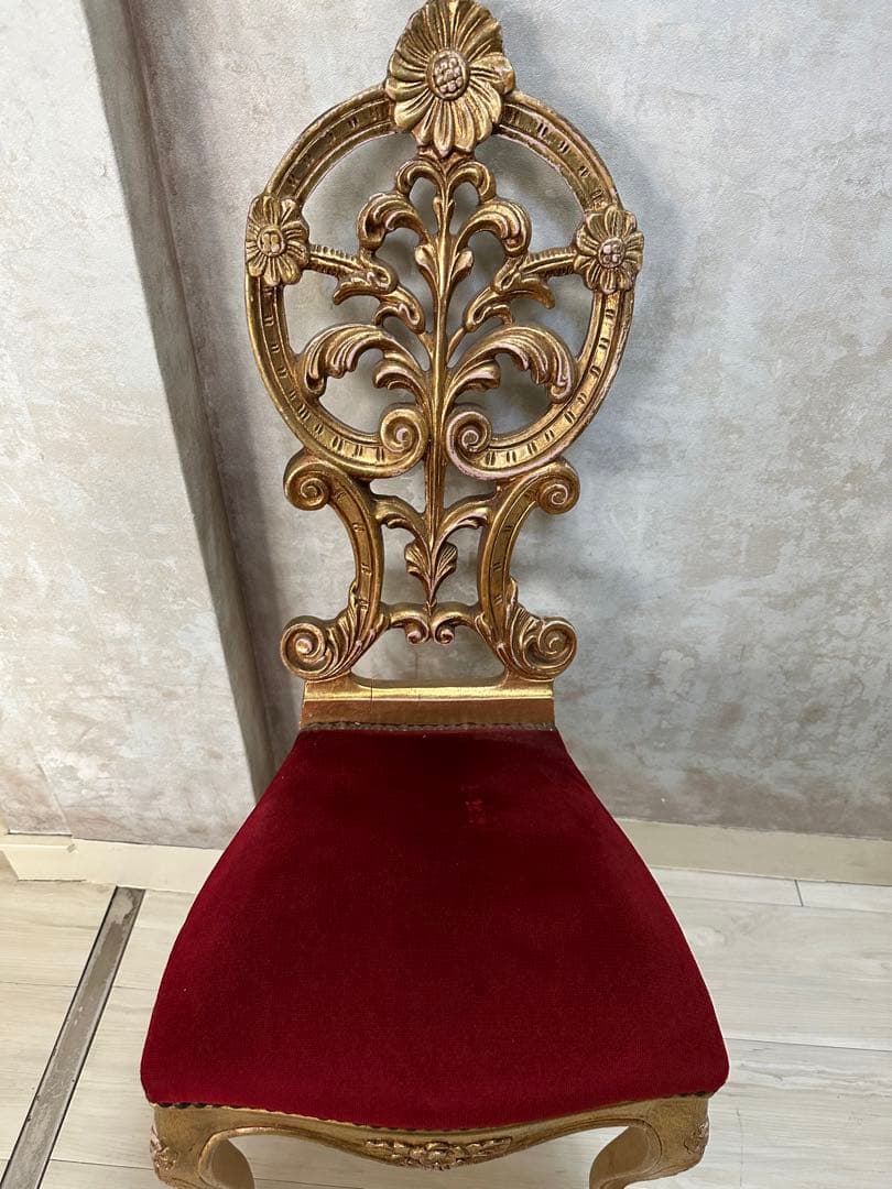 値下げ！！アンティーク　椅子　王様風