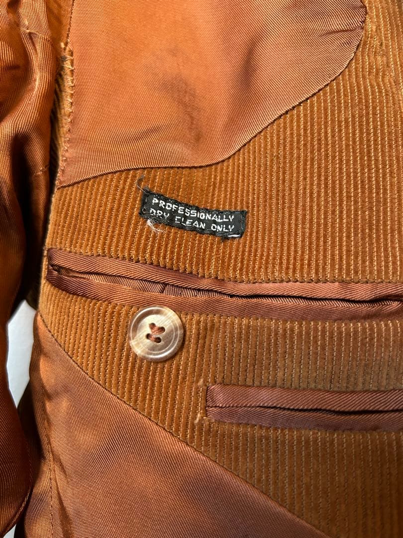 ヨーロッパ古着 コーデュロイ テーラードジャケット ユーロヴィンテージ