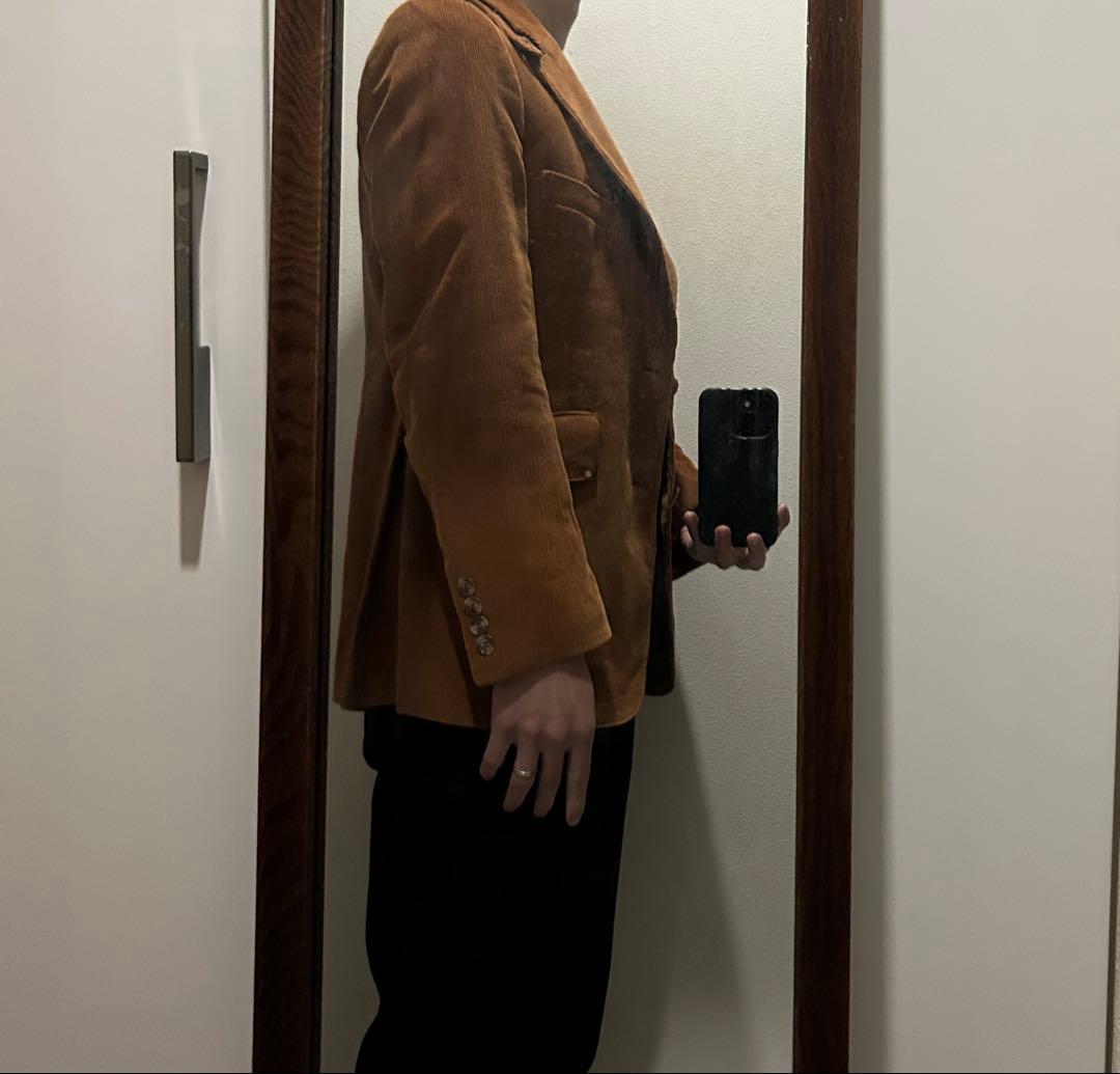 ヨーロッパ古着 コーデュロイ テーラードジャケット ユーロヴィンテージ