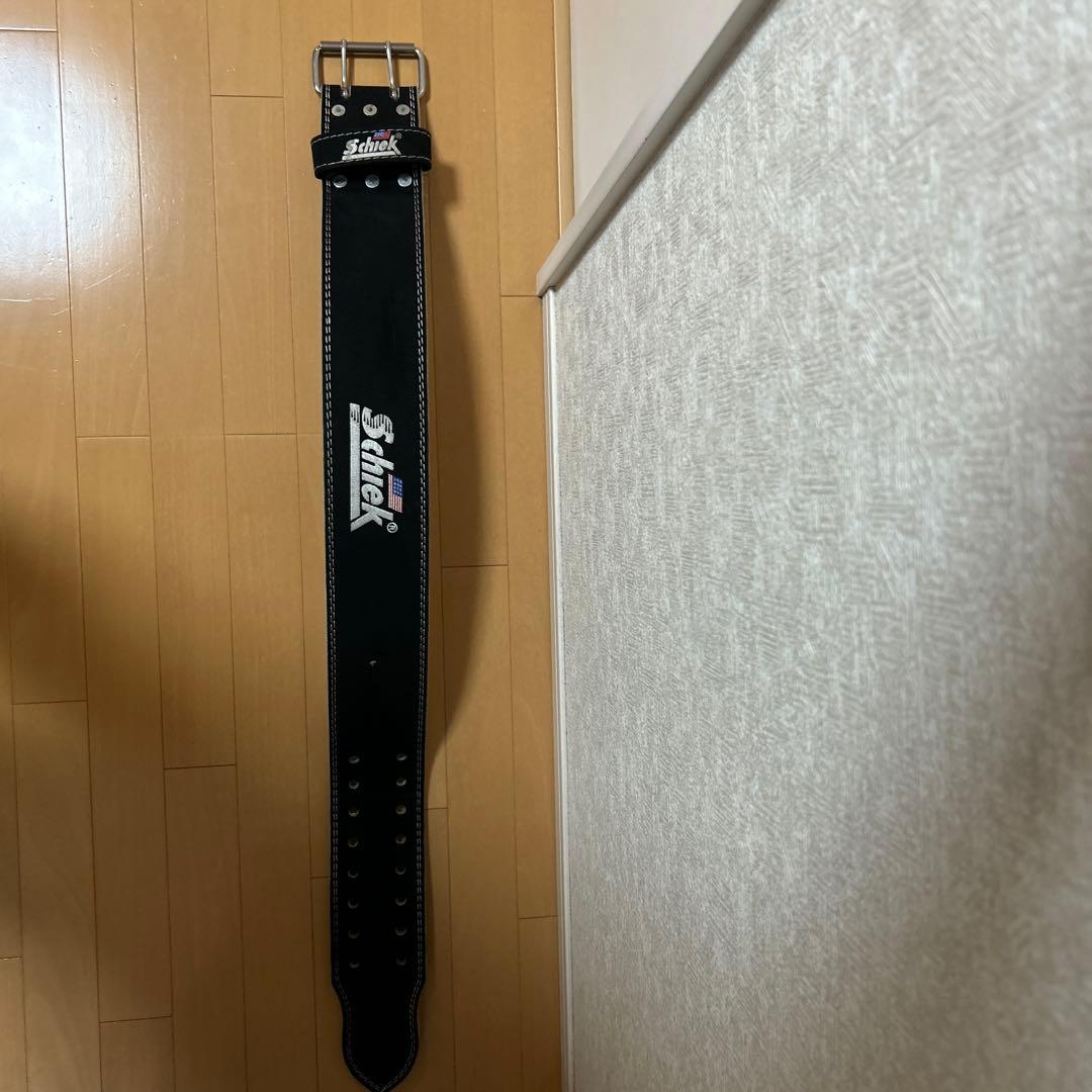 schiek トレーニング・パワーベルト 黒 リフティングベルト