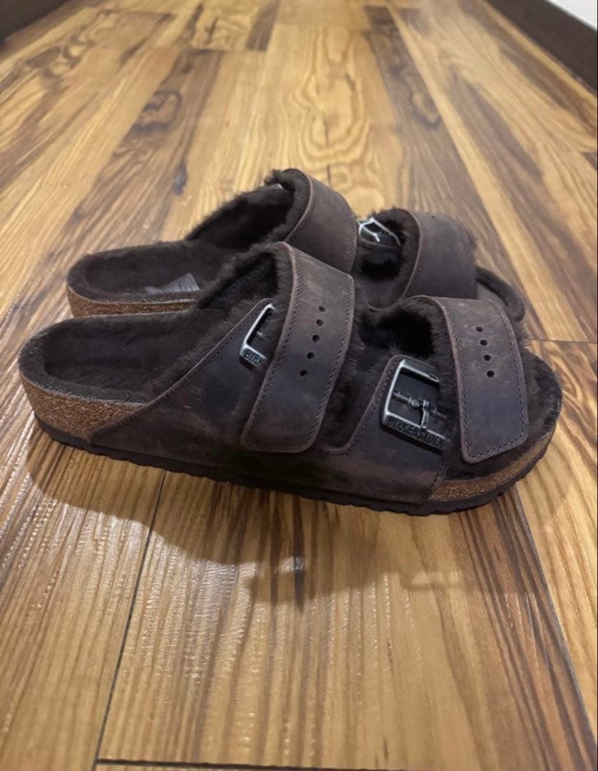 ビルケンシュトック アリゾナ ハバナ ファー サンダル オイルヌバック ボストン