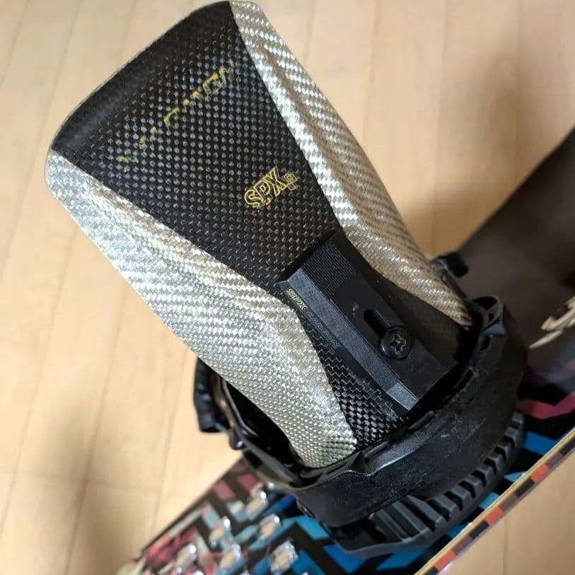 サロモン スノーボード バインディング 2点セット 144cm デッキパット付き