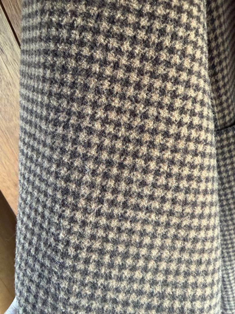 チェック柄オーバーサイズロングコート