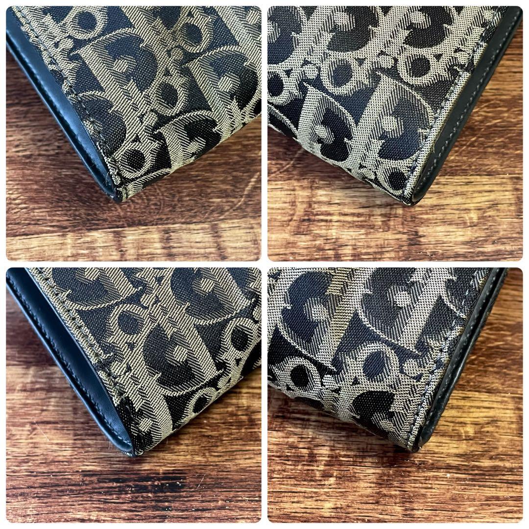 ディオール Dior トロッター クラッチ バッグ ポーチ セカンド ナイロン.