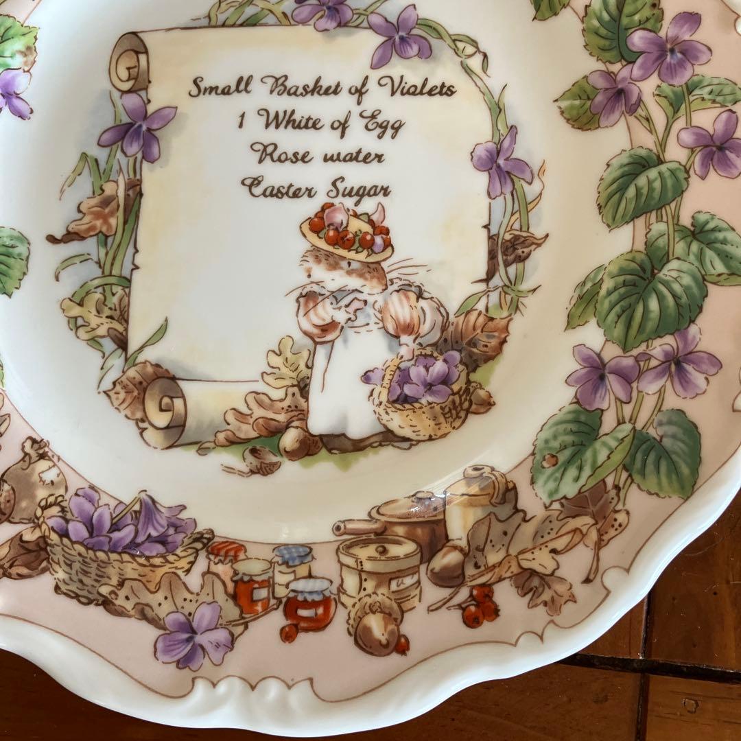 ブランブリーヘッジ　CRYSTALLEZED VIOLETS レシピプレート