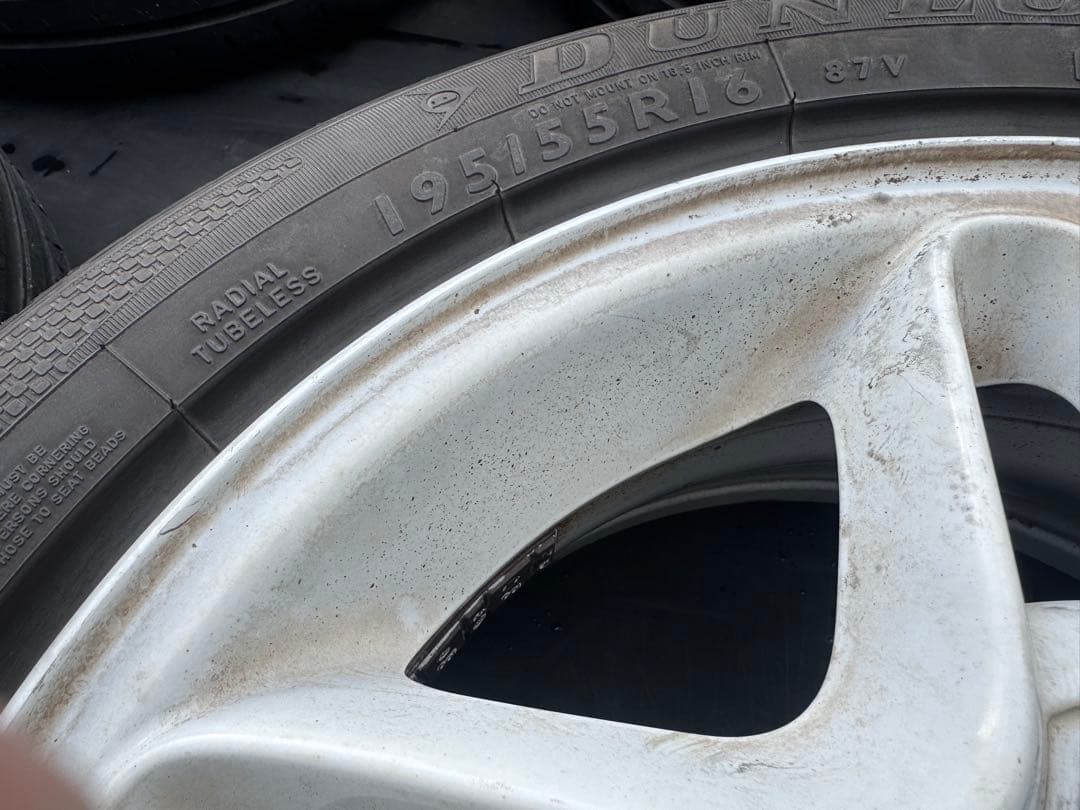 ミニ　純正　4穴6.5J-16インチ　PCD100　4穴　オフセット48