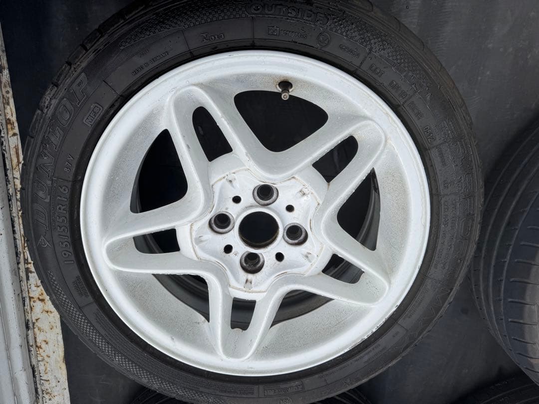 ミニ　純正　4穴6.5J-16インチ　PCD100　4穴　オフセット48