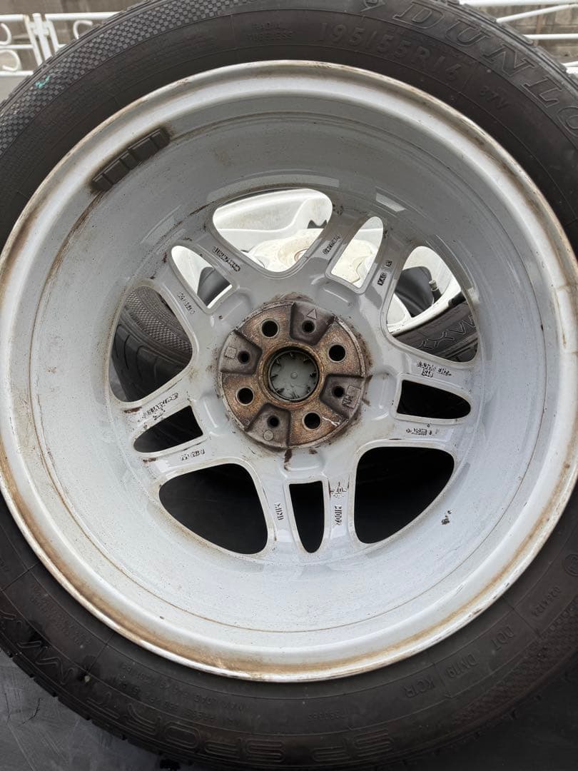 ミニ　純正　4穴6.5J-16インチ　PCD100　4穴　オフセット48