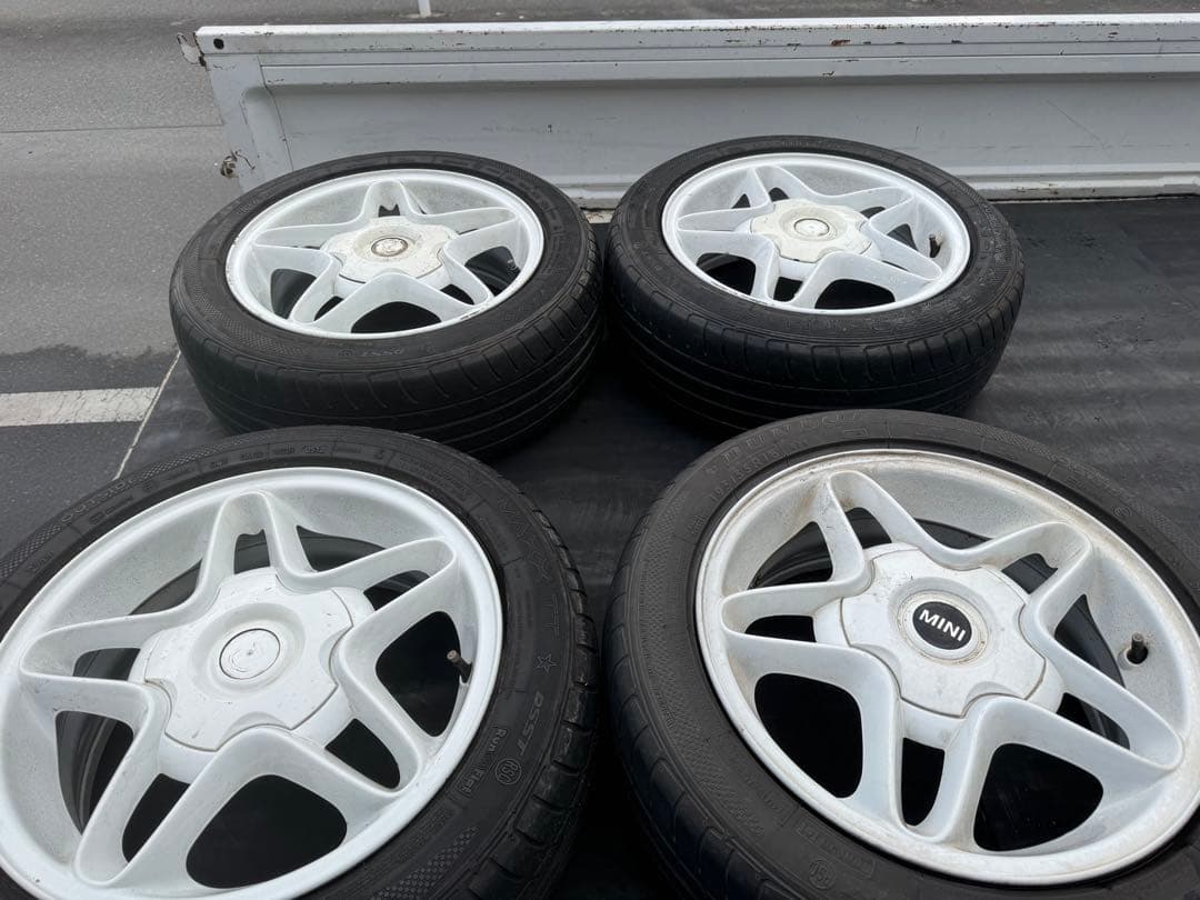 ミニ　純正　4穴6.5J-16インチ　PCD100　4穴　オフセット48