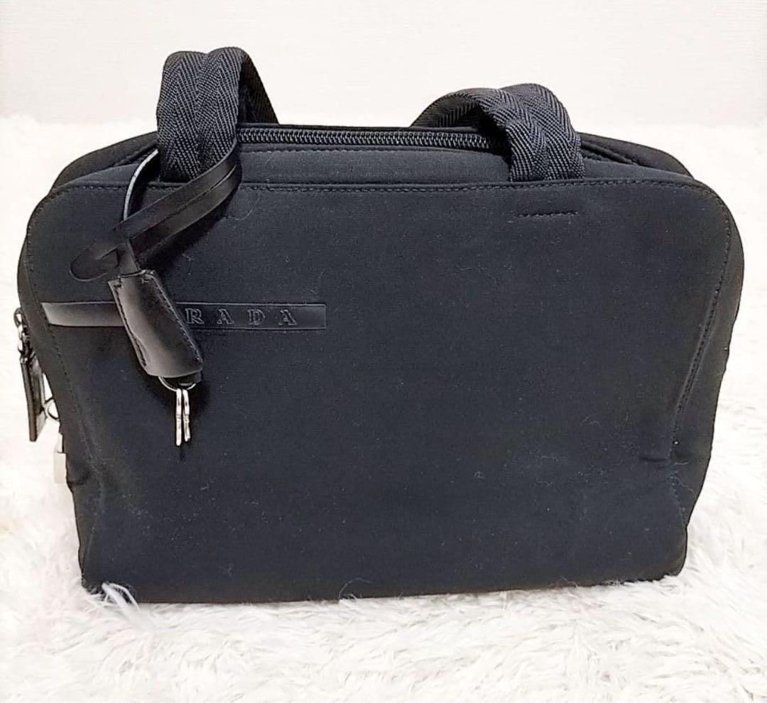 ★プラダ スポーツ■PRADA★】美品■ナイロン■トートバッグ■黒