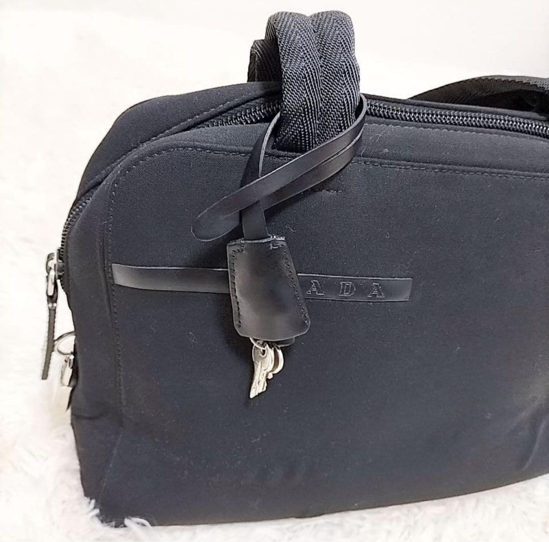 ★プラダ スポーツ■PRADA★】美品■ナイロン■トートバッグ■黒
