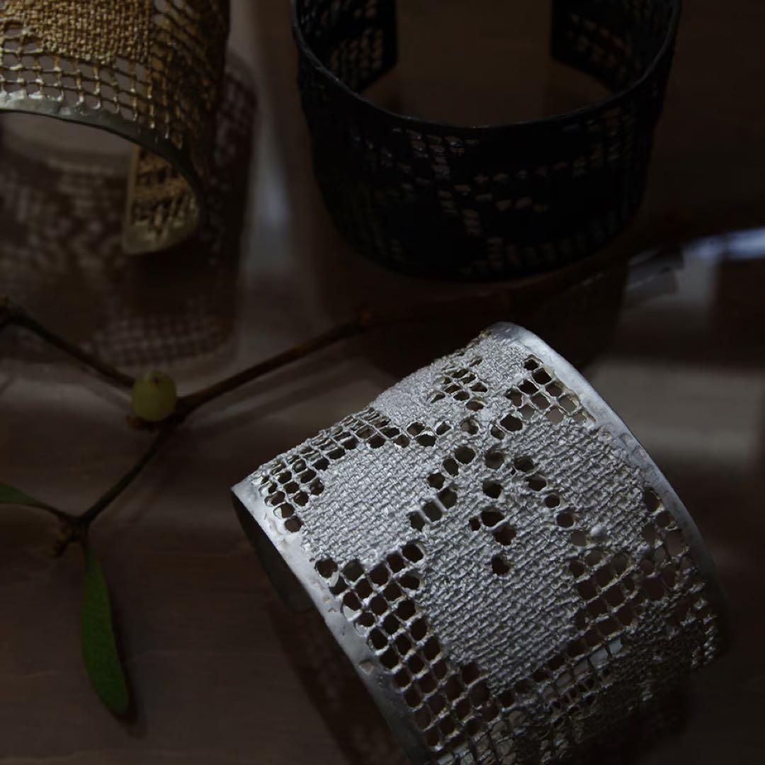 未使用 MAISON RUBUS. メゾンルーバス レースバングル LL