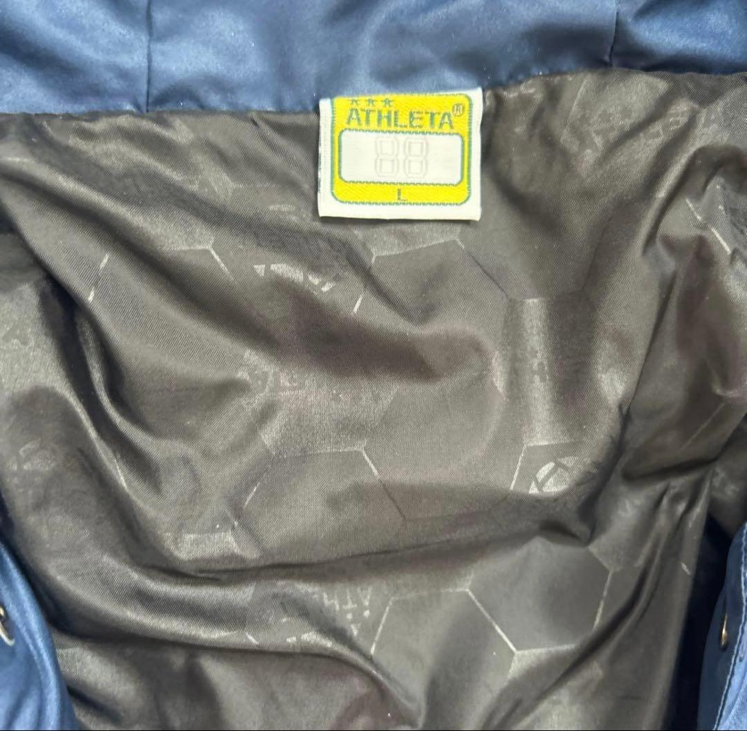 値下げしました‼️　ATHLETA メンズ L ベンチコート ネイビー