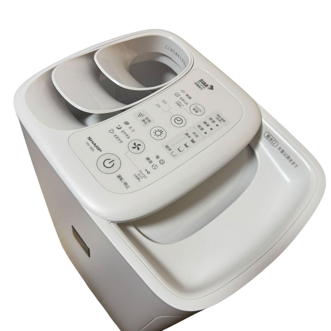 美品 SHARP シャープ 加熱気化式加湿器 HV-S55-W 2024年製