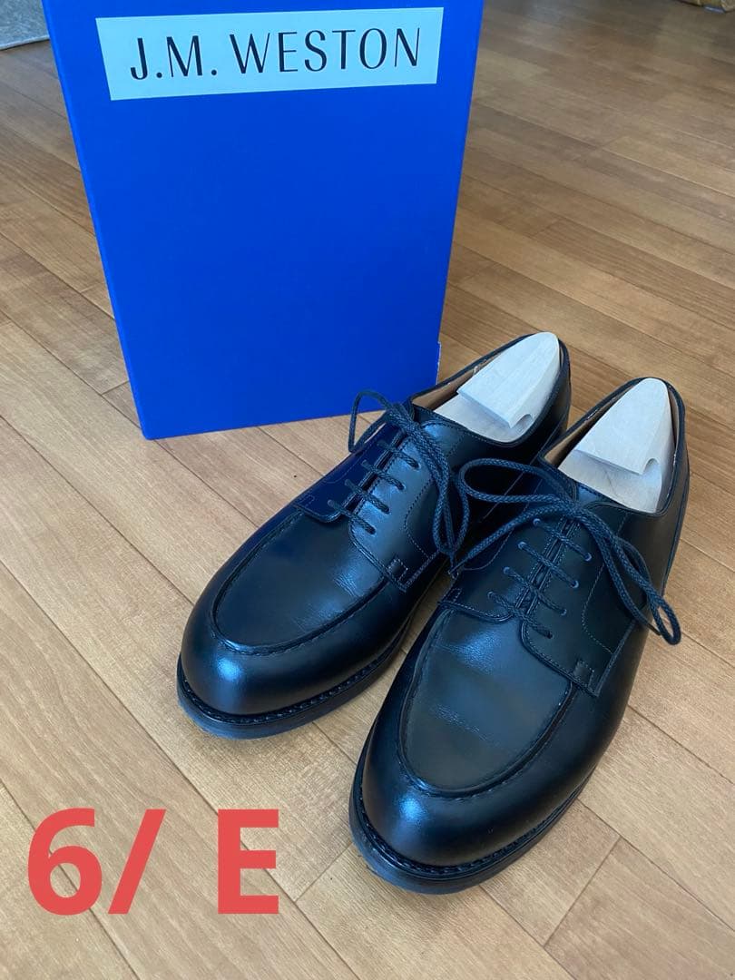 【美品】J.M.WESTON #641 ゴルフ 黒6/ E