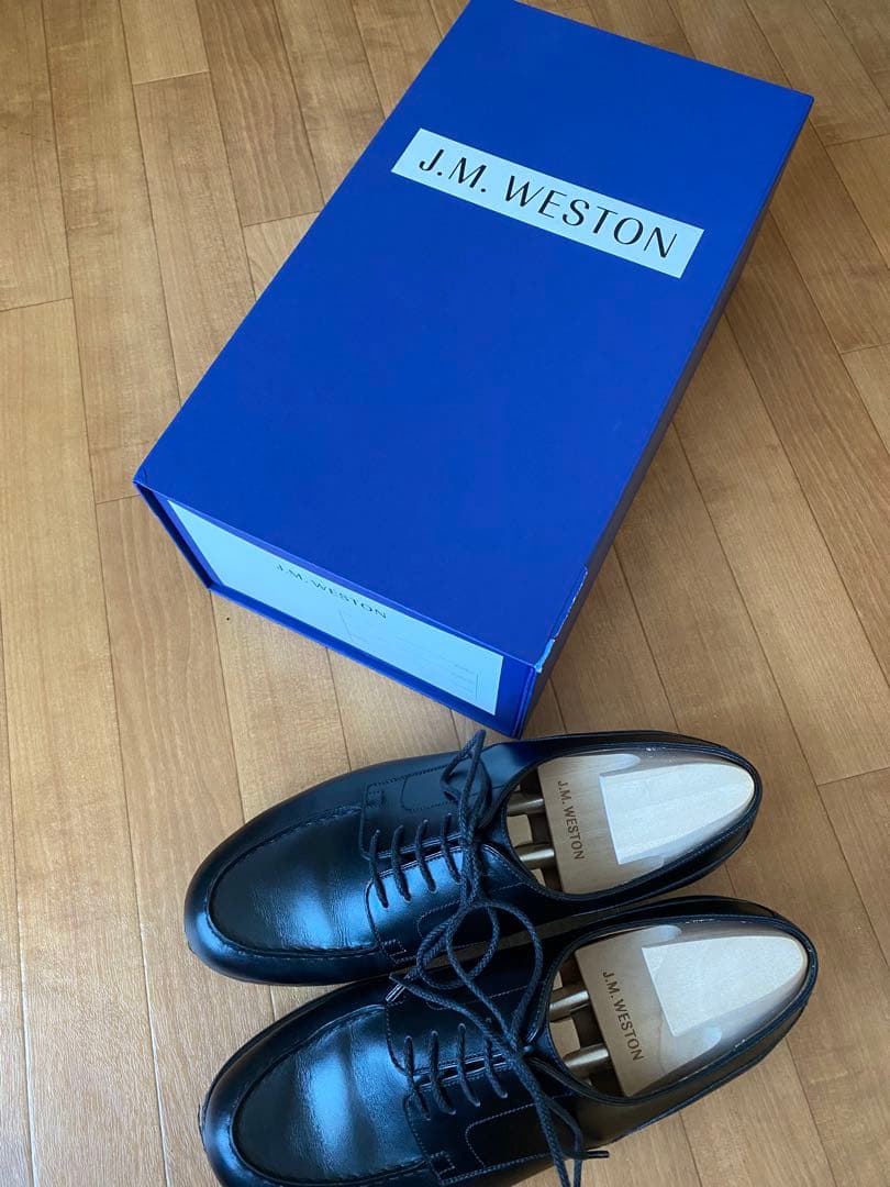 【美品】J.M.WESTON #641 ゴルフ 黒6/ E