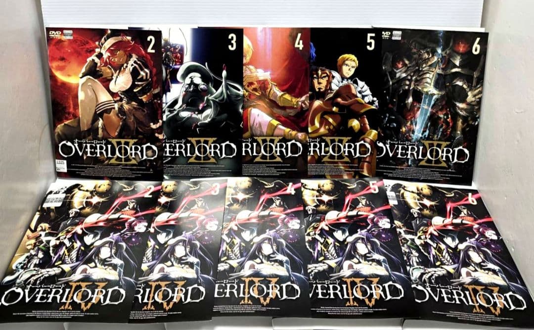 【新品ケース収納】オーバーロード 1期+2期+3期+4期　27巻　 DVD