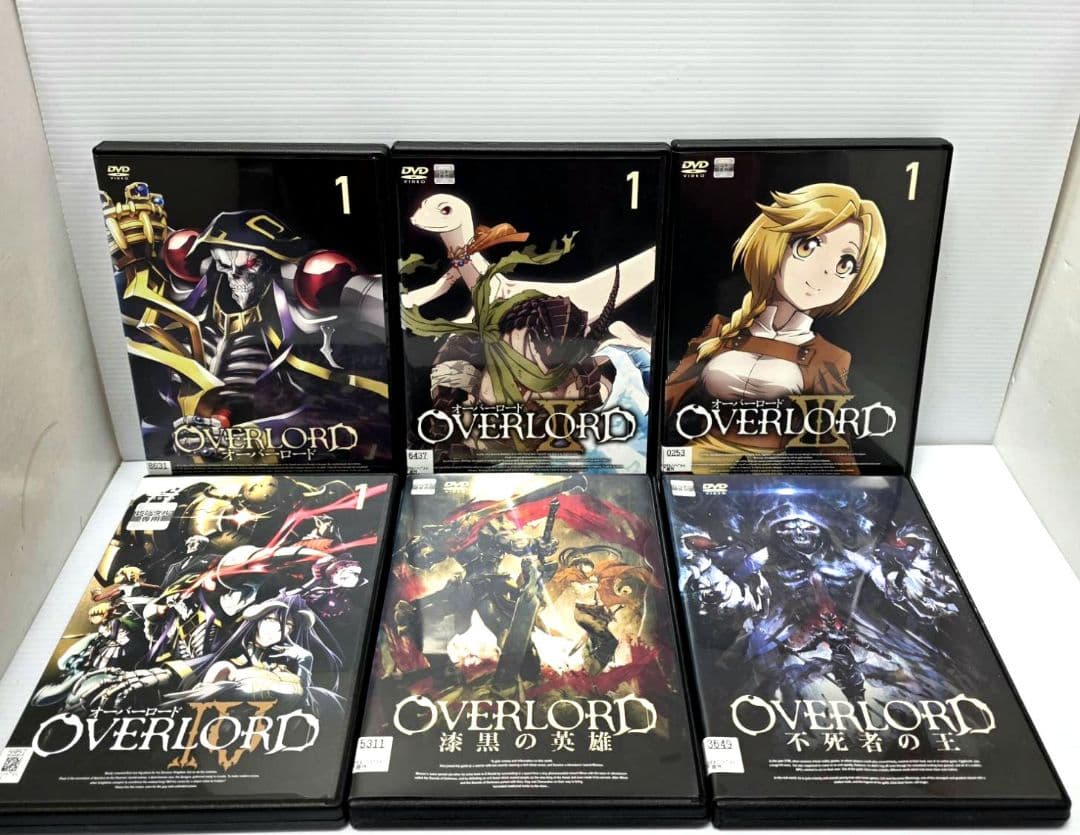 【新品ケース収納】オーバーロード 1期+2期+3期+4期　27巻　 DVD