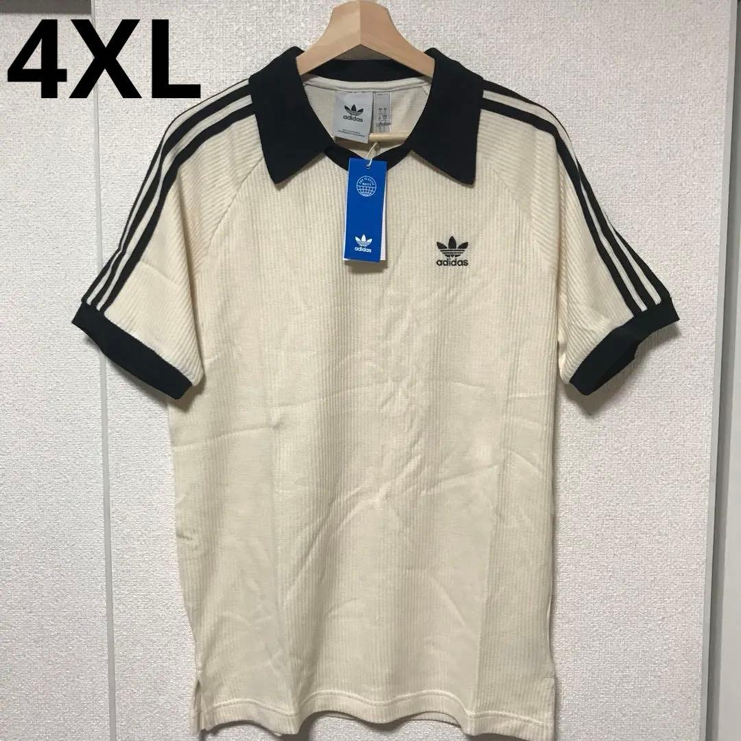 新品 ADICOLOR CLASSIC WAFFLE POLO 白 JP 4XL