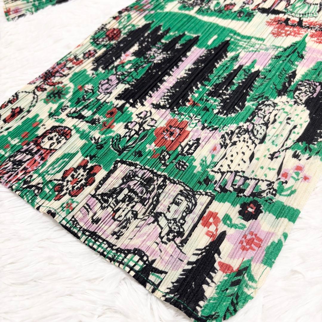 希少　プリーツプリーズ　赤ずきんちゃん　七分袖　マルチカラー　サイズ3